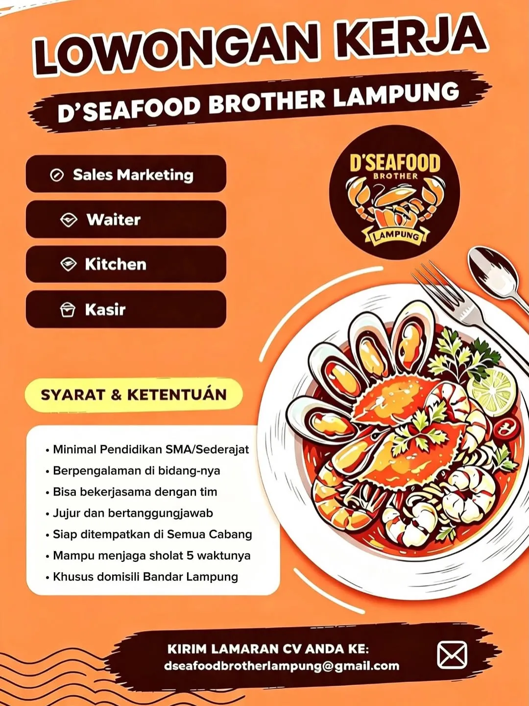 Logo D'SEAFOOD BROTHER LAMPUNG