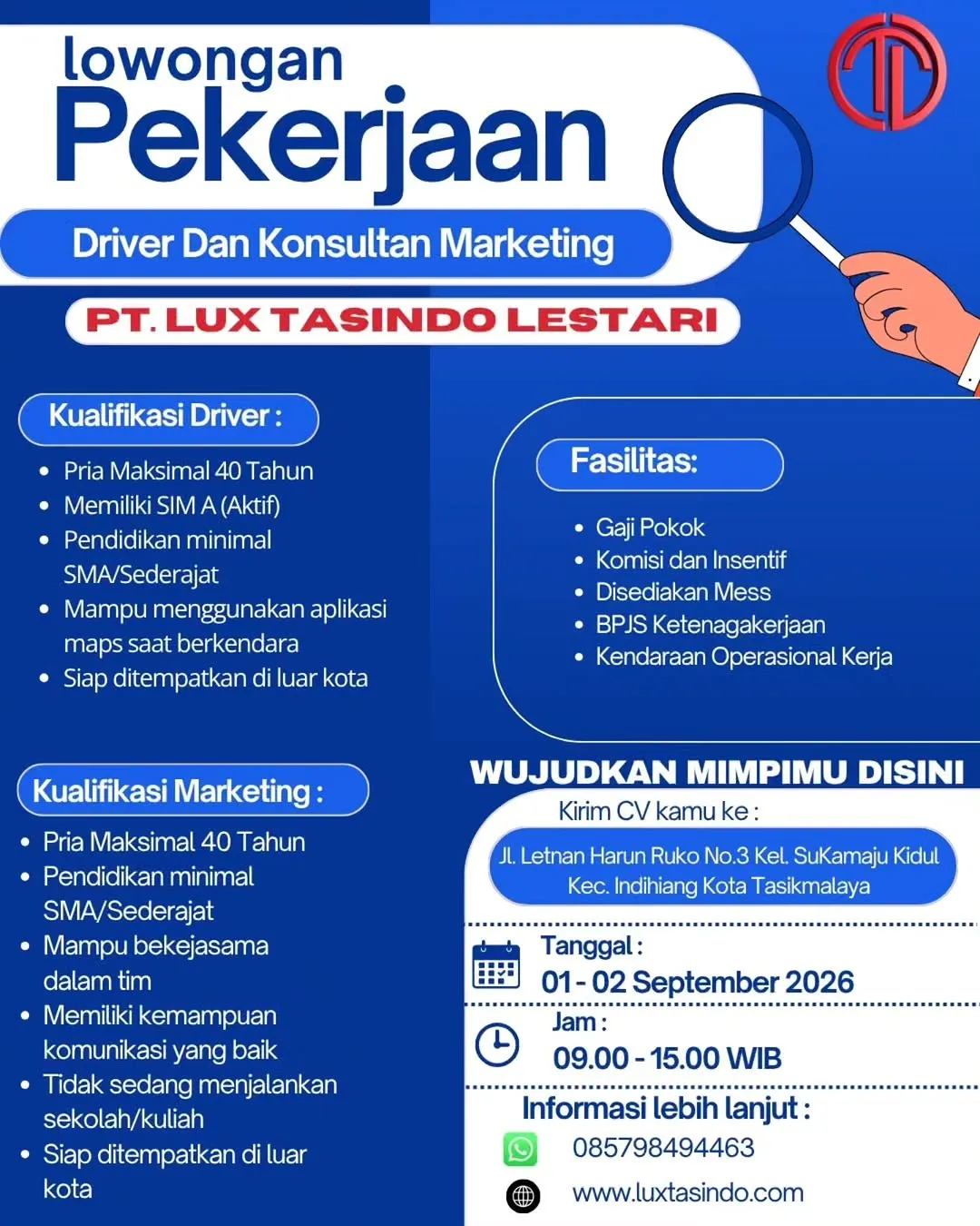 Logo PT. LUX TASINDO LESTARI