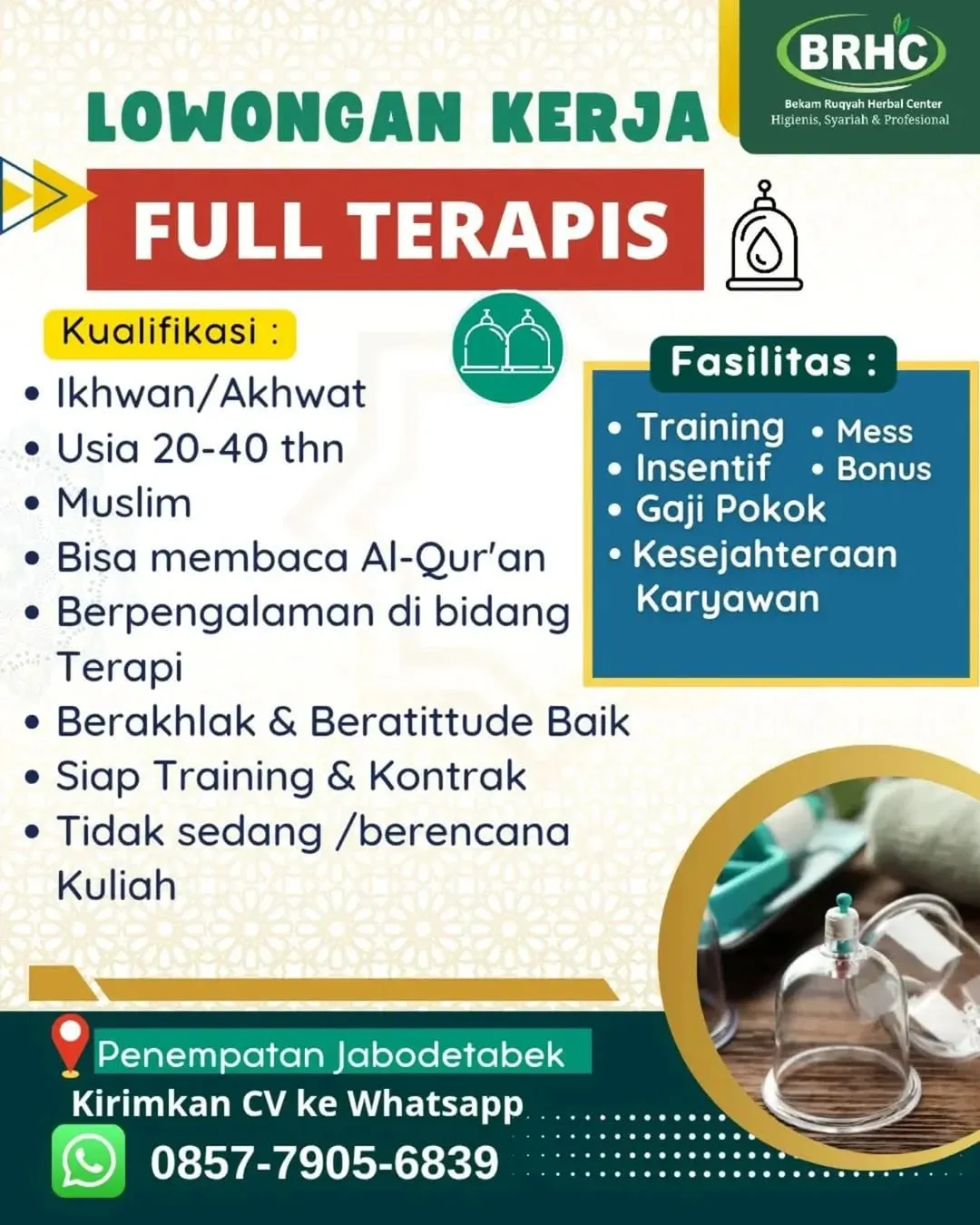 Logo BRHC Bekam Ruqyah Herbal Center