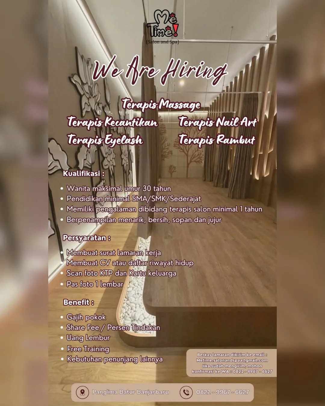 Logo Me Time (Salon and Spa)