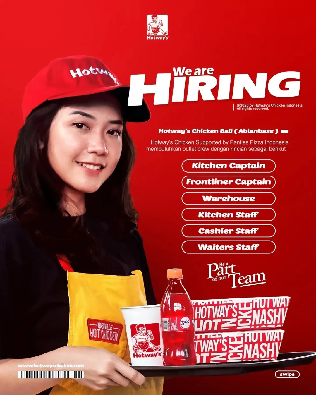 Logo Hotway's Chicken Bali