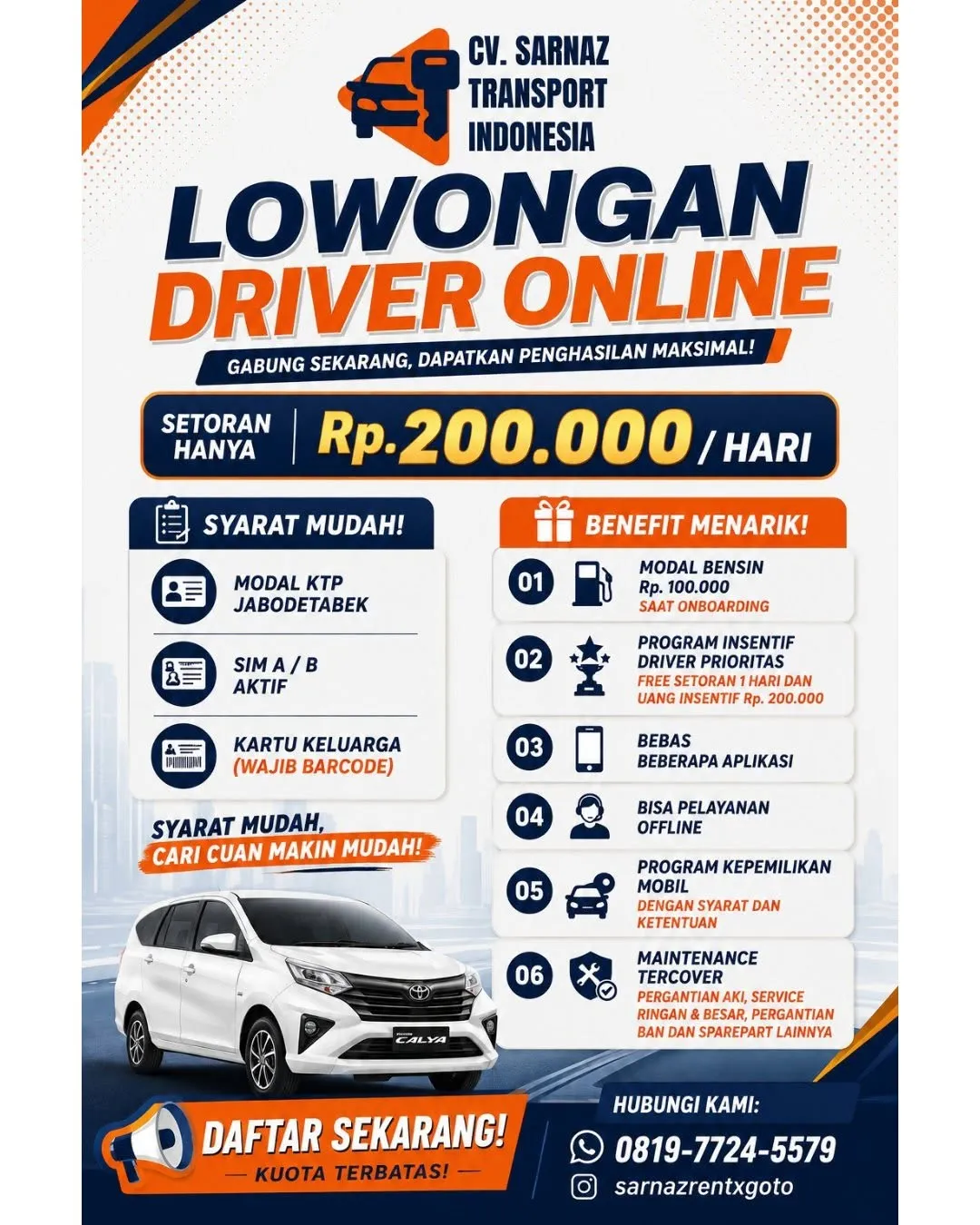 Logo CV. Sarnaz Transport Indonesia