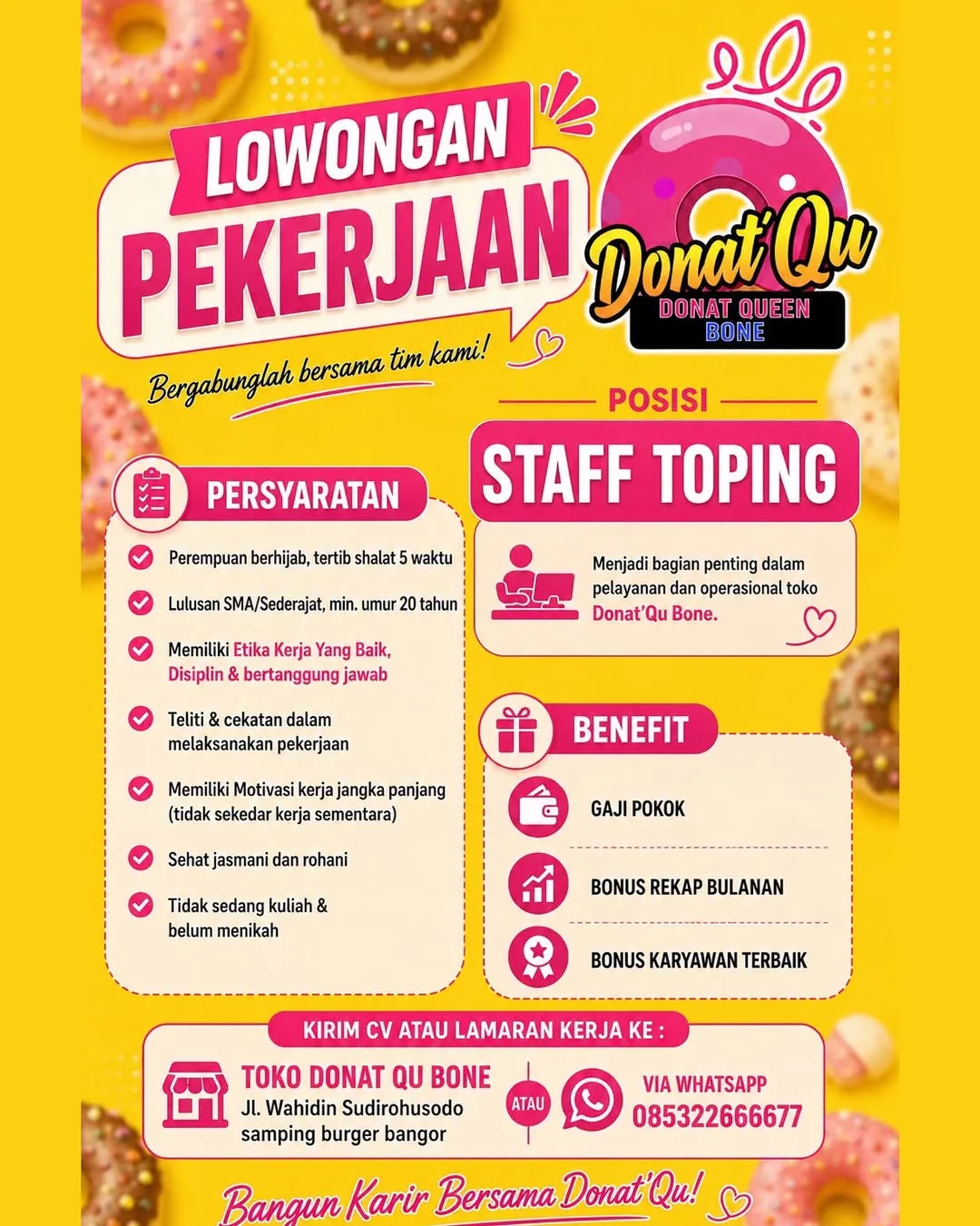 Logo Donat'Qu (Donat Queen Bone)