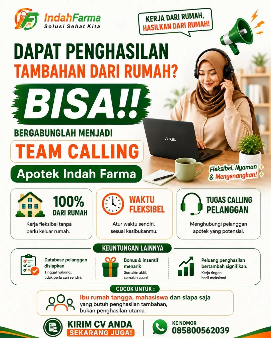 Logo Apotek Indah Farma