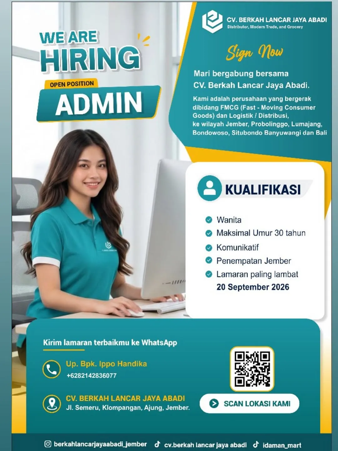 Logo CV. Berkah Lancar Jaya Abadi