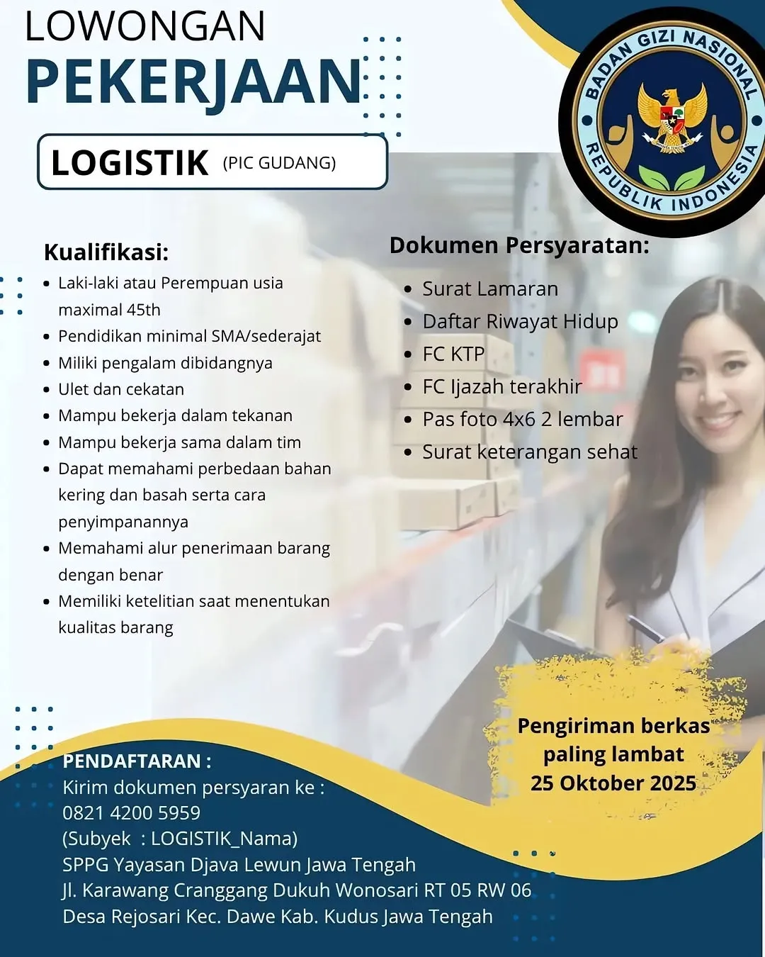 Logo SPPG Yayasan Djaya Lewun Jawa Tengah