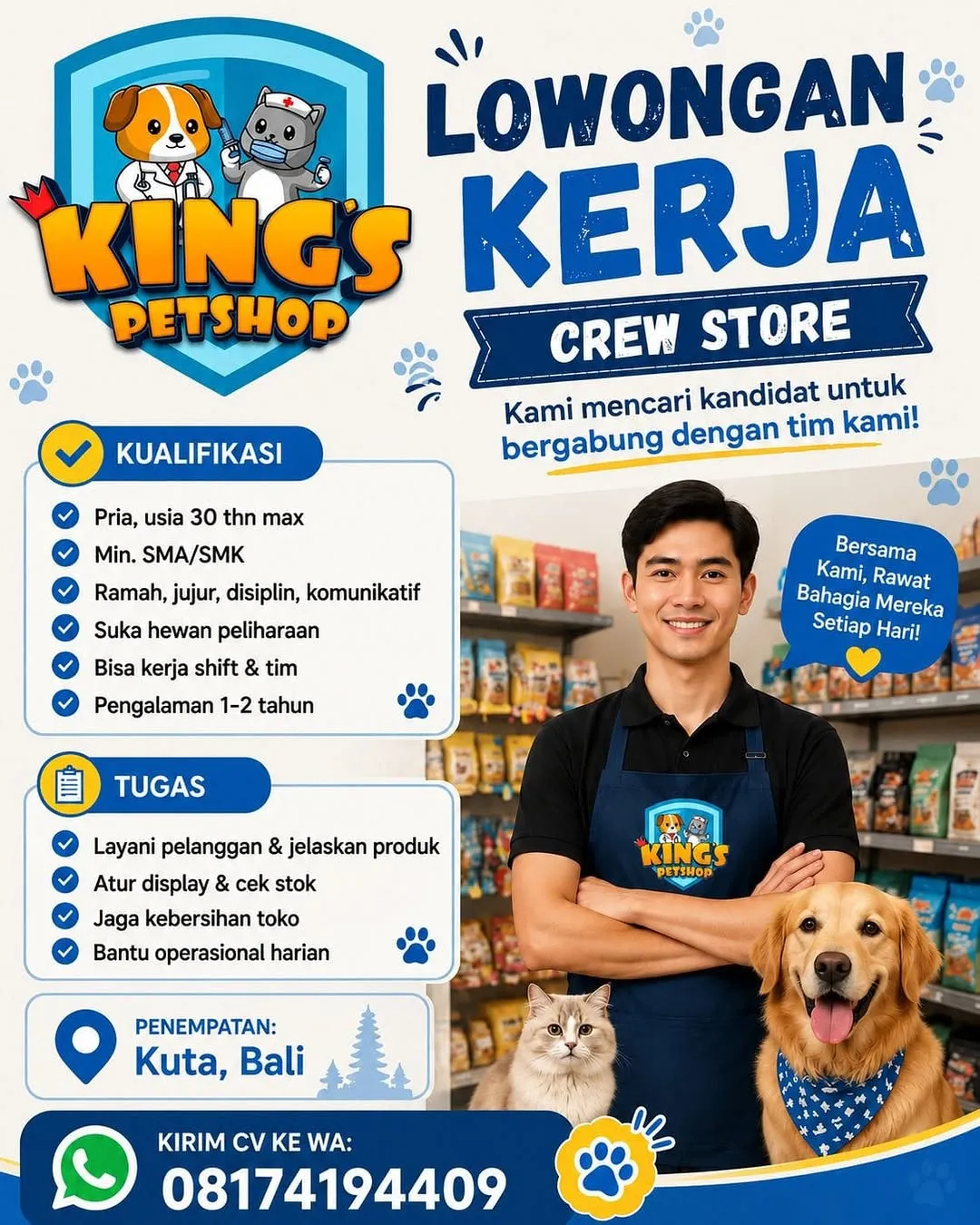 Logo King's Petshop
