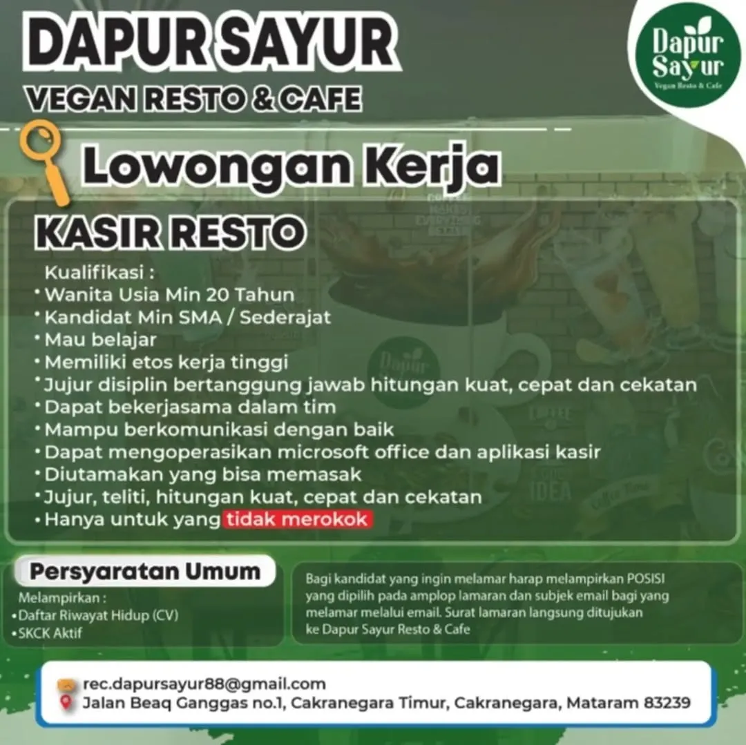 Logo Dapur Sayur Vegan Resto & Cafe