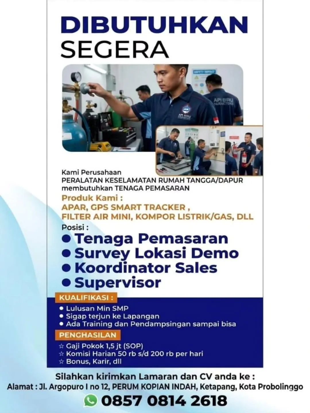 Logo Perusahaan Peralatan Keselamatan Rumah Tangga/Dapur