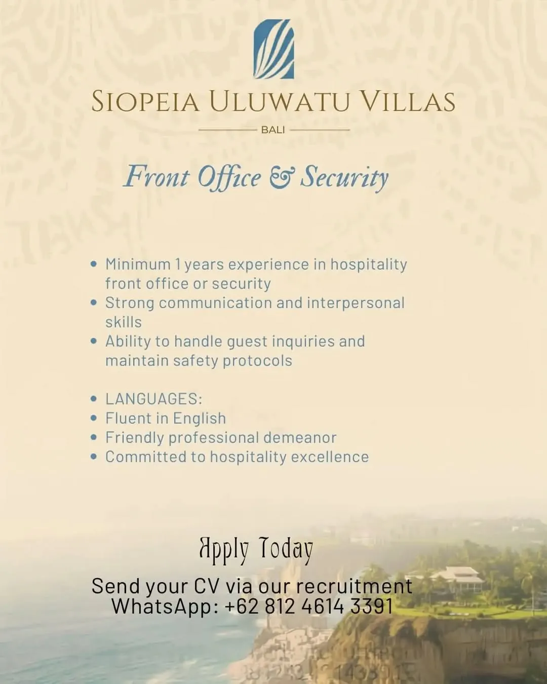 Logo SIOPEIA ULUWATU VILLAS