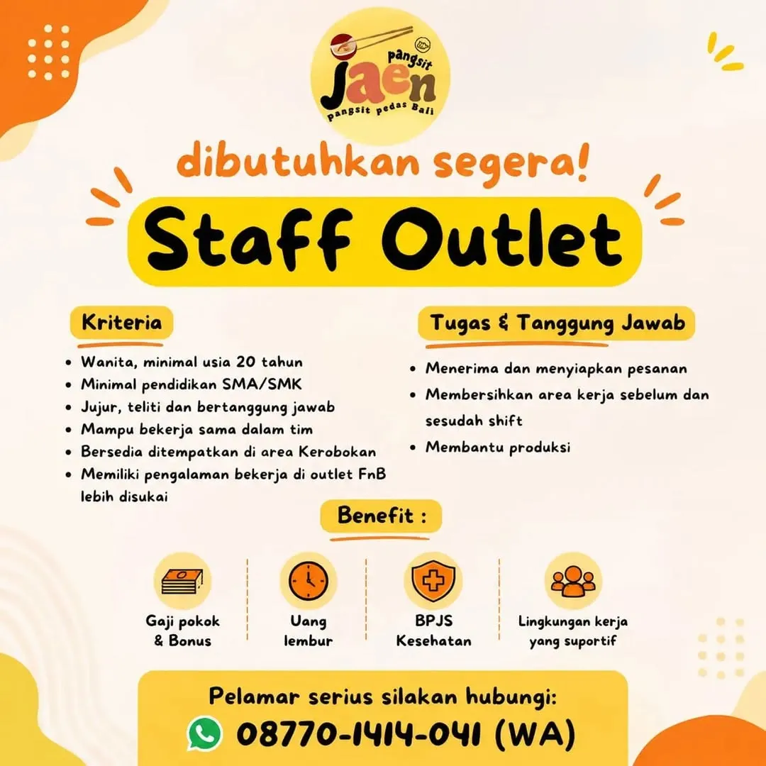 Logo Jaen pangsit pedas Bali