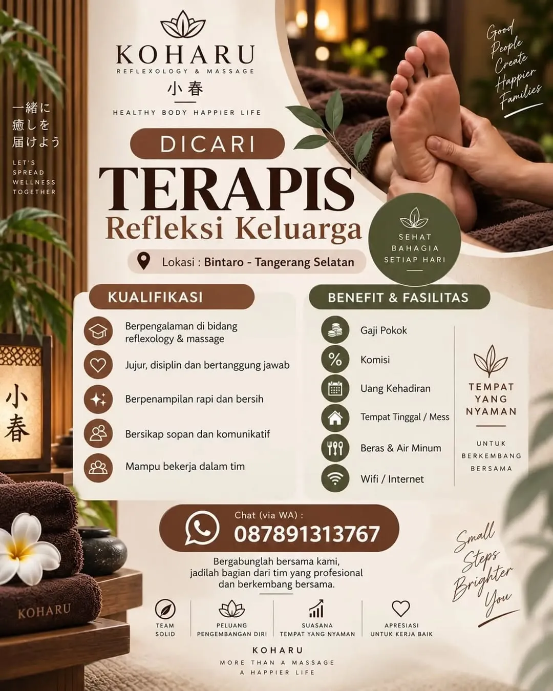 Logo KOHARU Reflexology & Massage