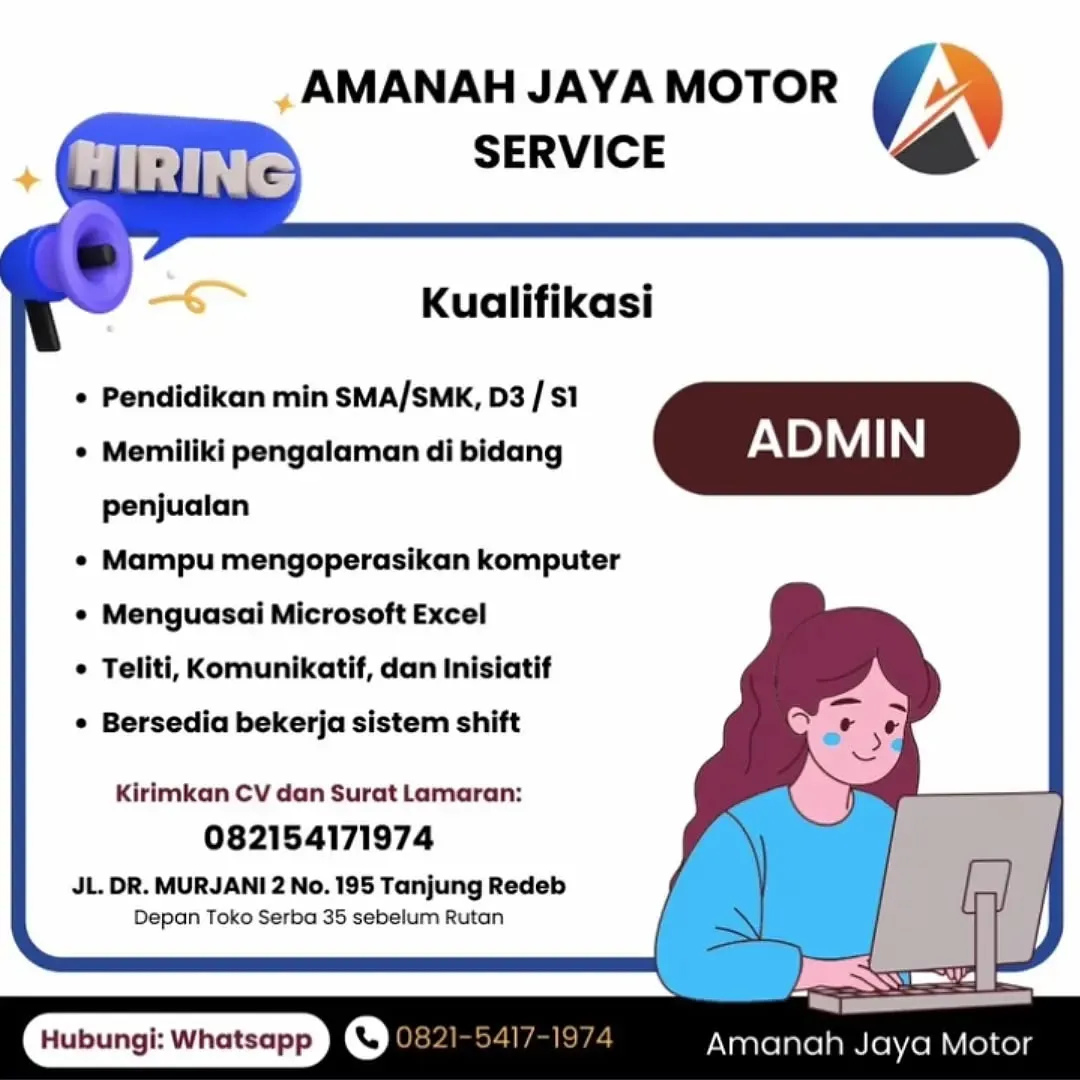 Logo Amanah Jaya Motor Service