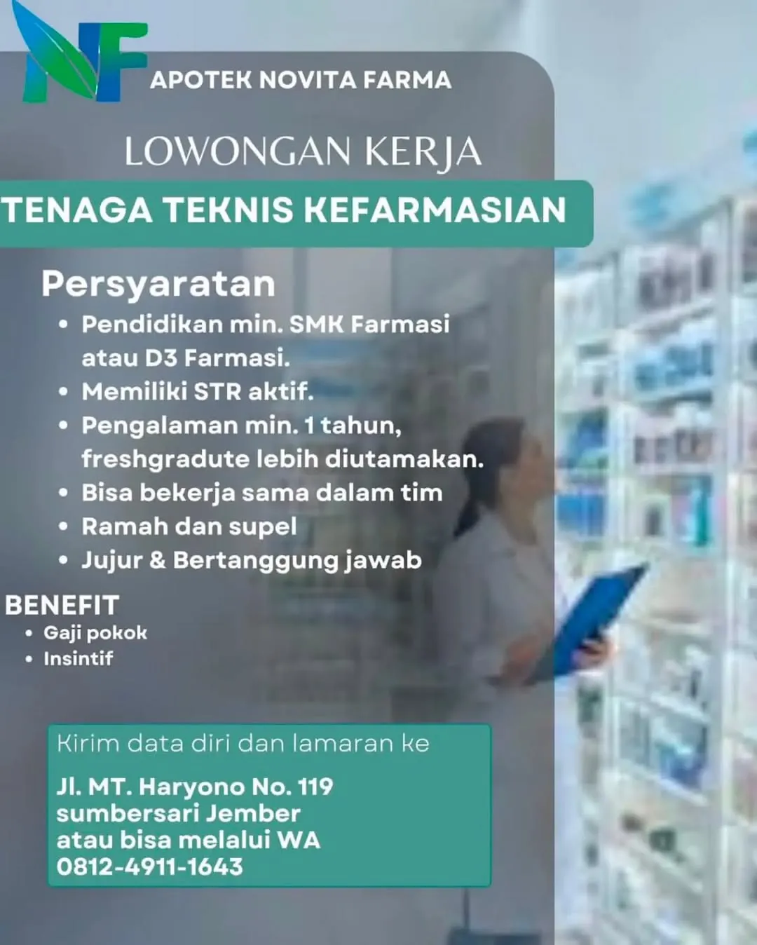 Logo Apotek Novita Farma
