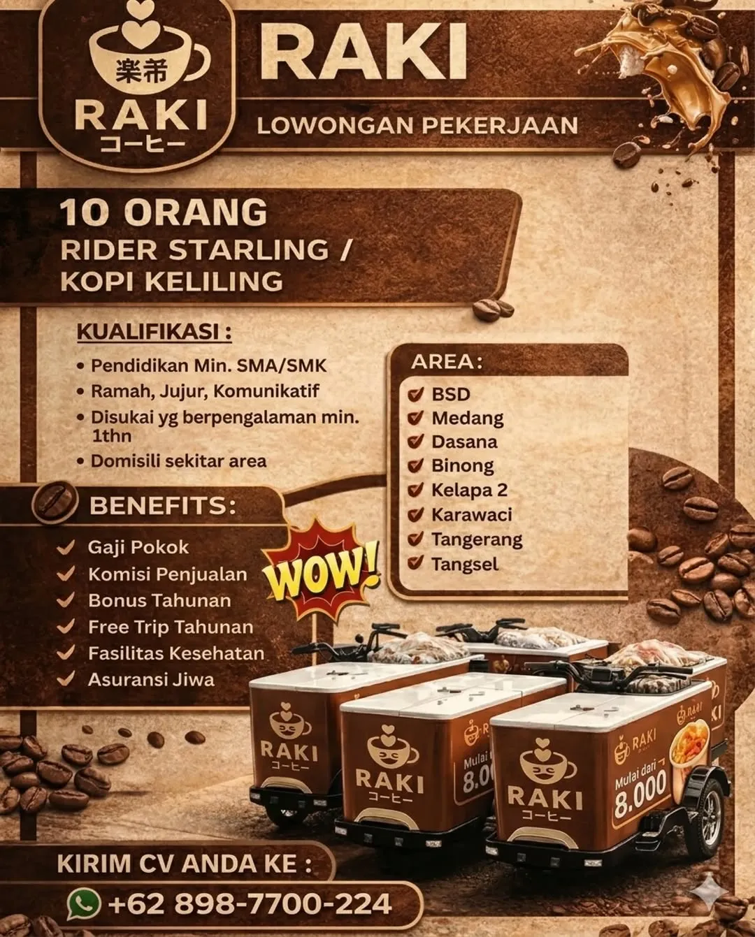 Logo RAKI Coffee