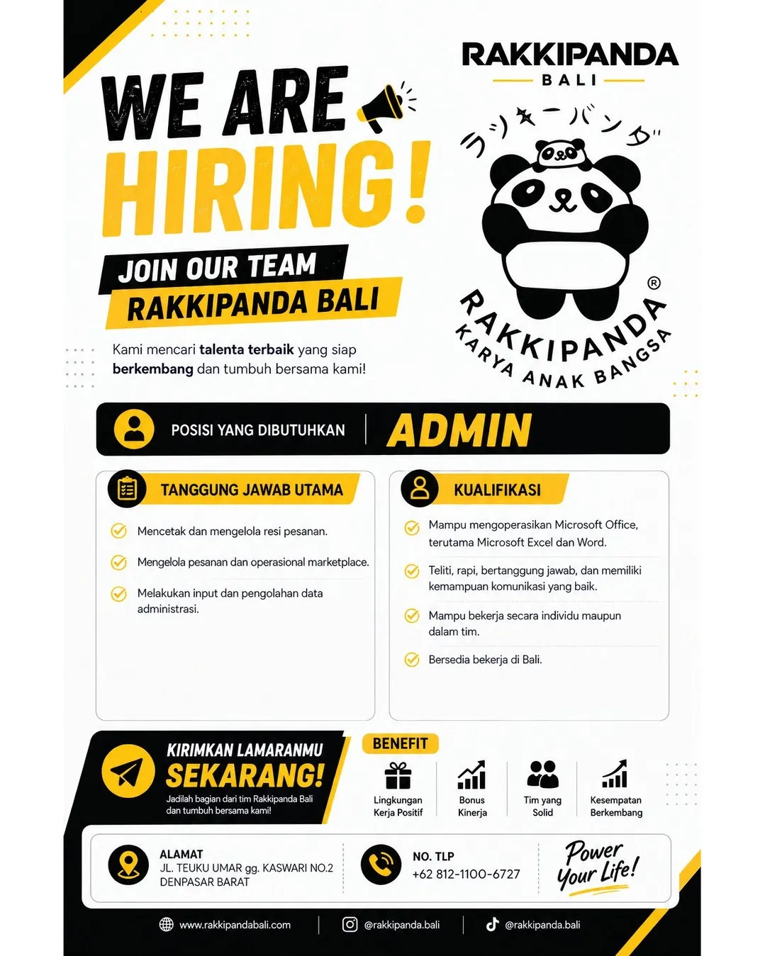 Logo Rakkipanda Bali