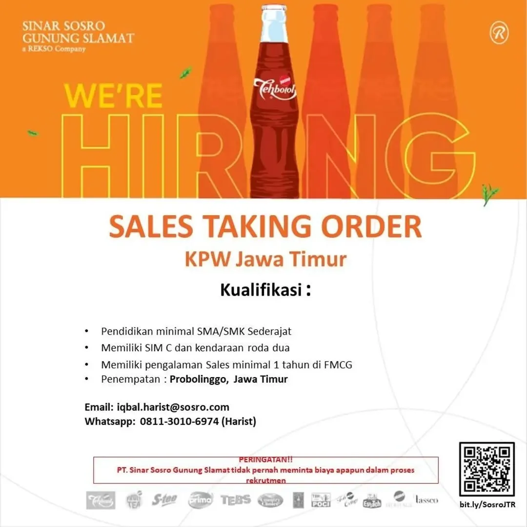 Logo Sinar Sosro Gunung Slamata Rekso Company