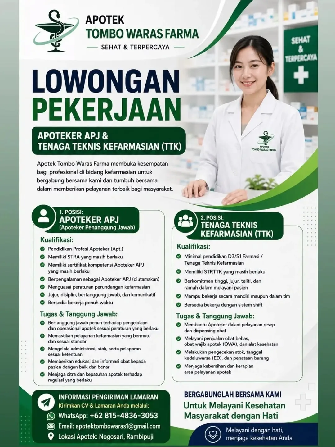 Logo Apotek Tombo Waras Farma