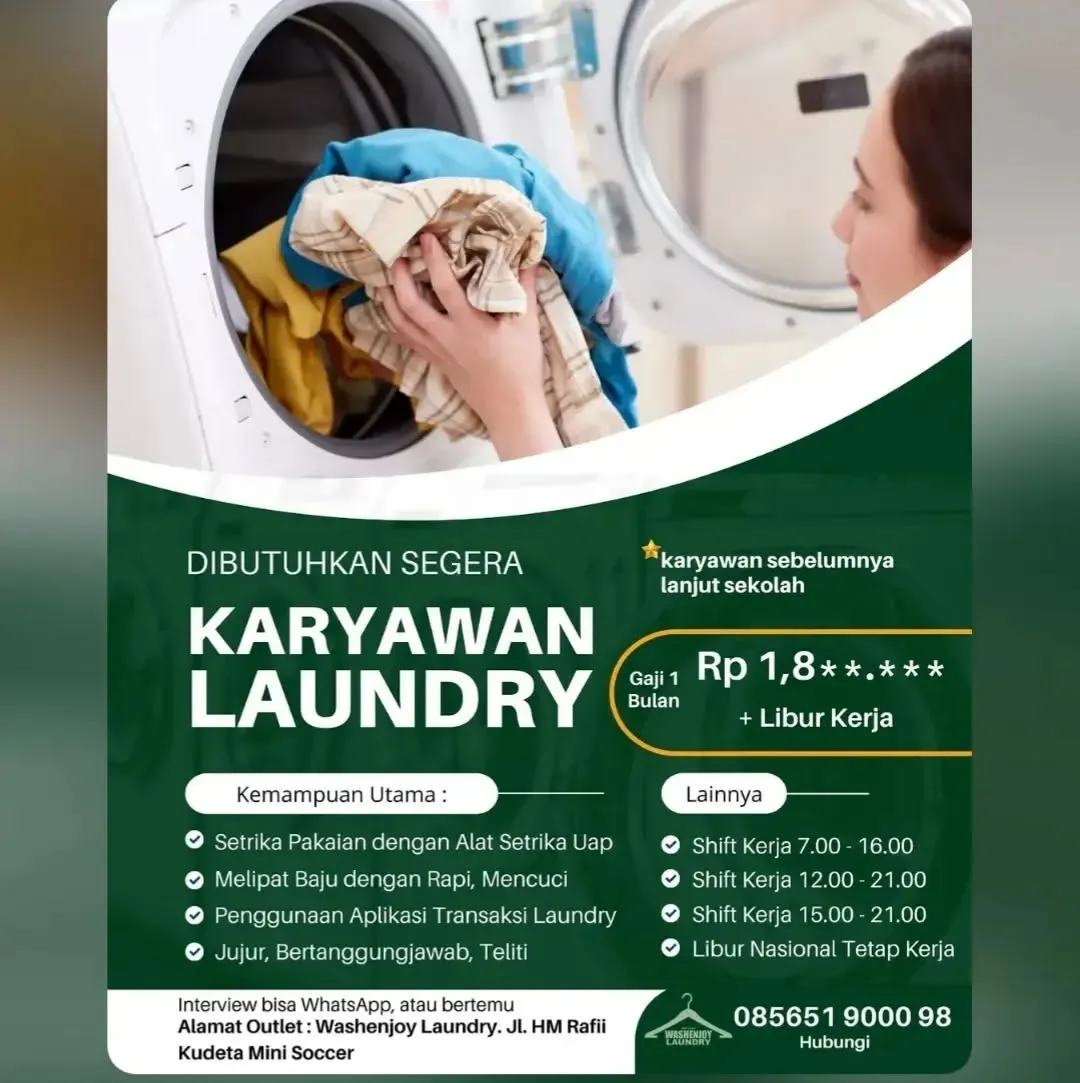 Logo Washenjoy Laundry