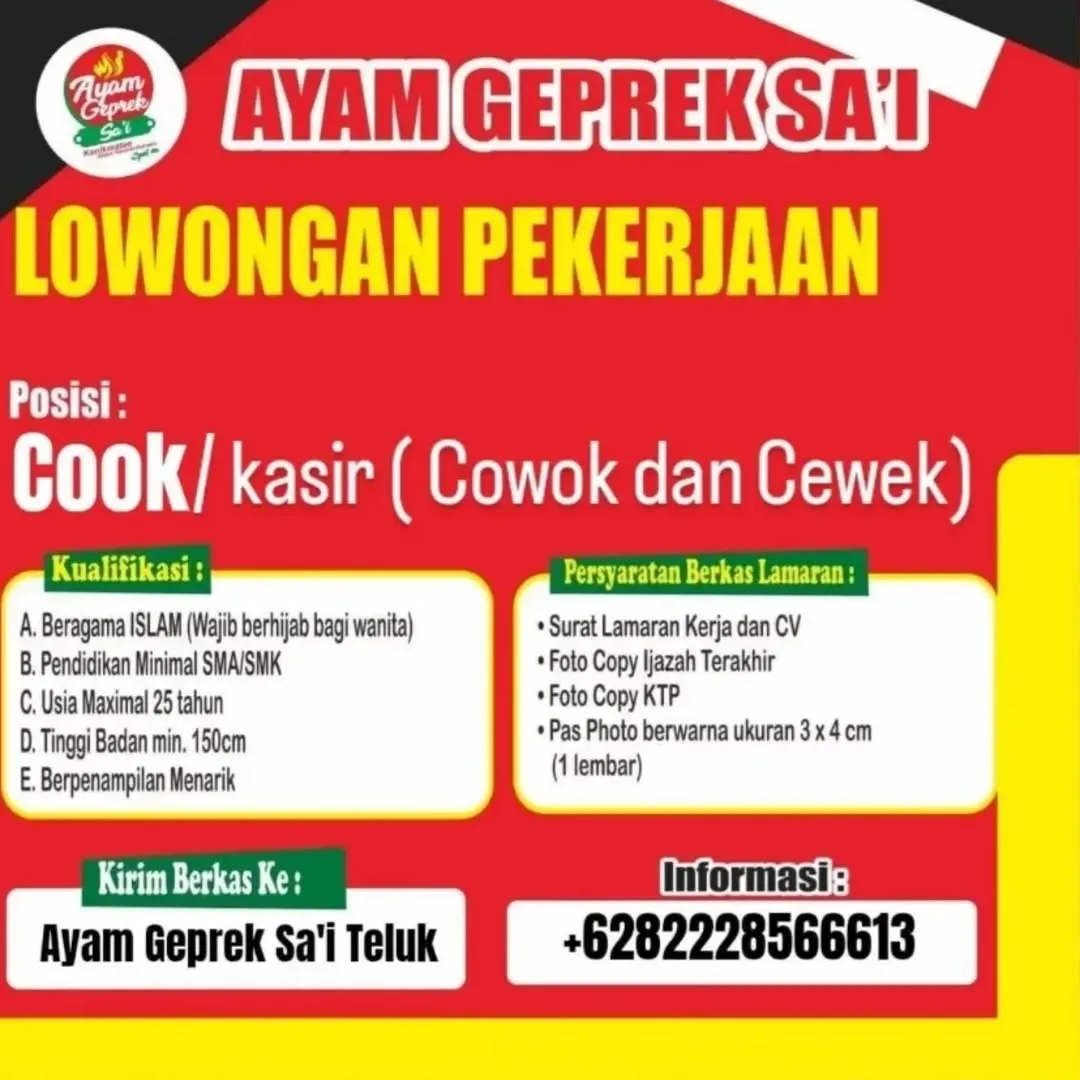 Logo Ayam Geprek Sa'i