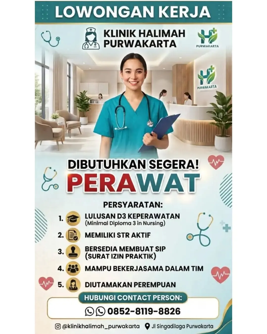 Logo Klinik Halimah Purwakarta
