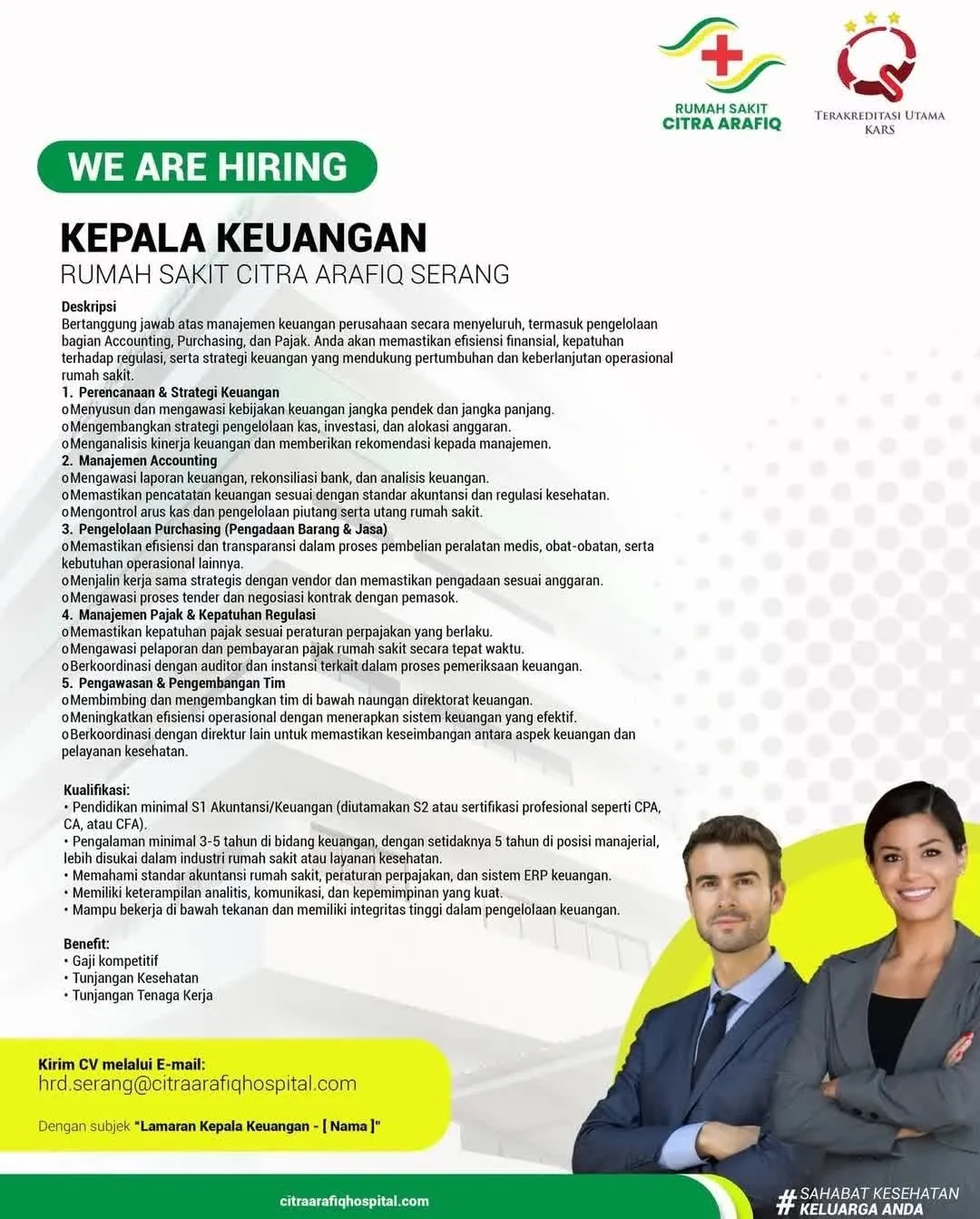 Logo RUMAH SAKIT CITRA ARAFIQ