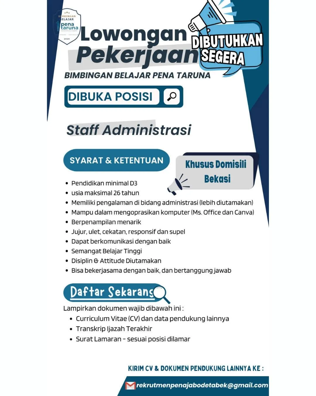Logo Yayasan Bimbel Pena Taruna