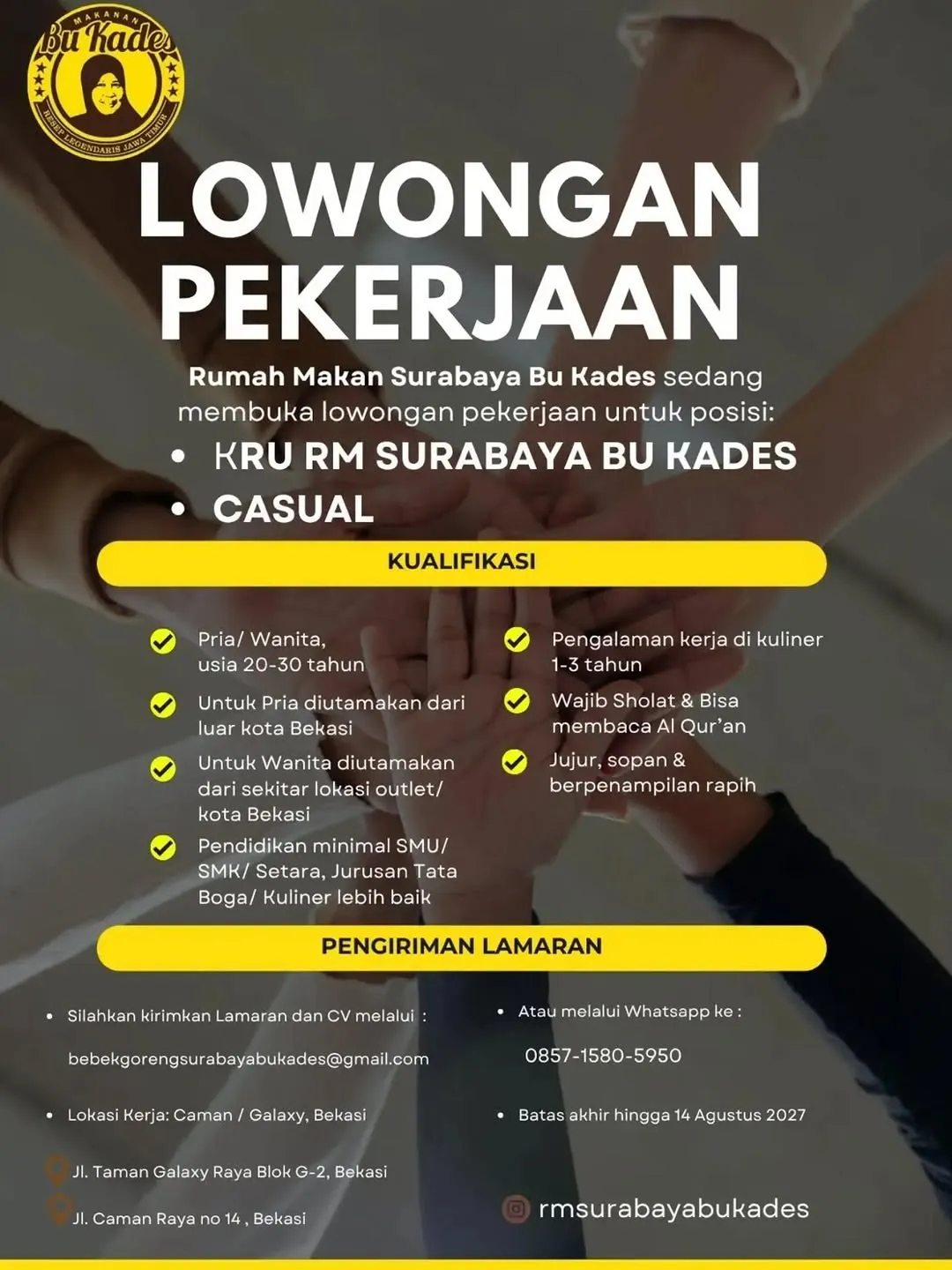 Logo Rumah Makan Surabaya Bu Kades