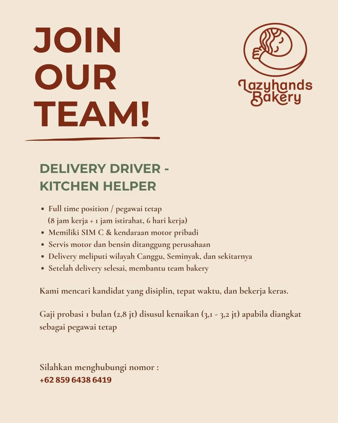 Logo Lazyhands Bakery
