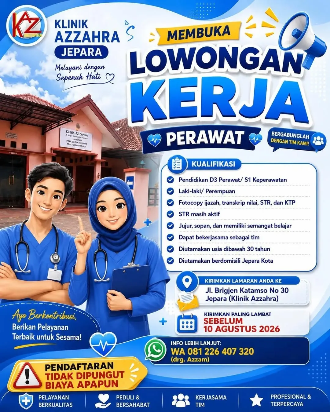 Logo Klinik Azzahra Jepara