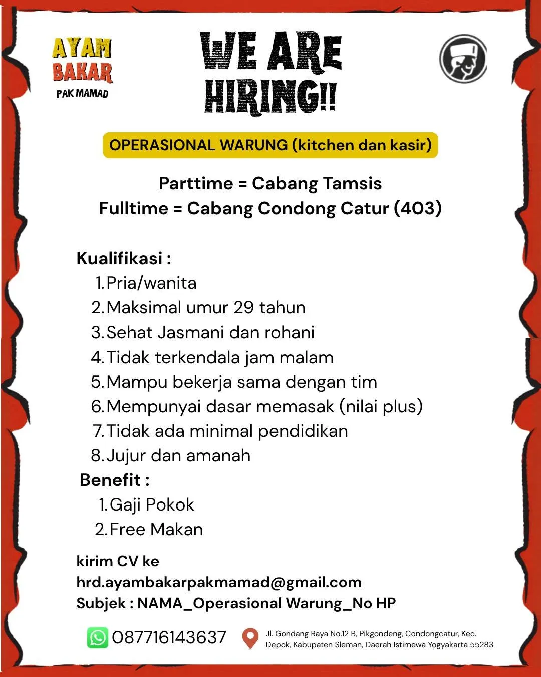Logo Ayam Bakar PAK MAMAD