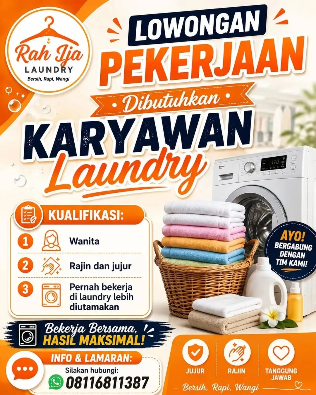 Logo Rah Ija Laundry