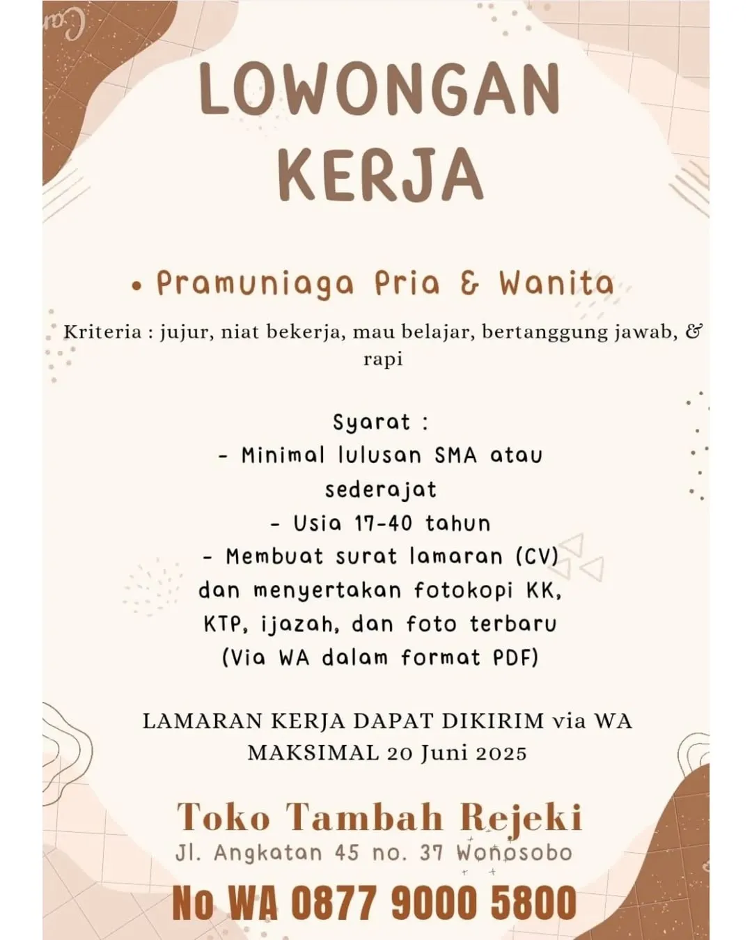 Logo Toko Tambah Rejeki