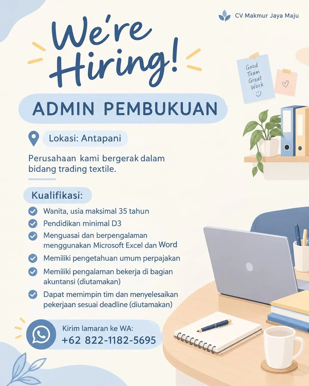 Logo CV Makmur Jaya Maju