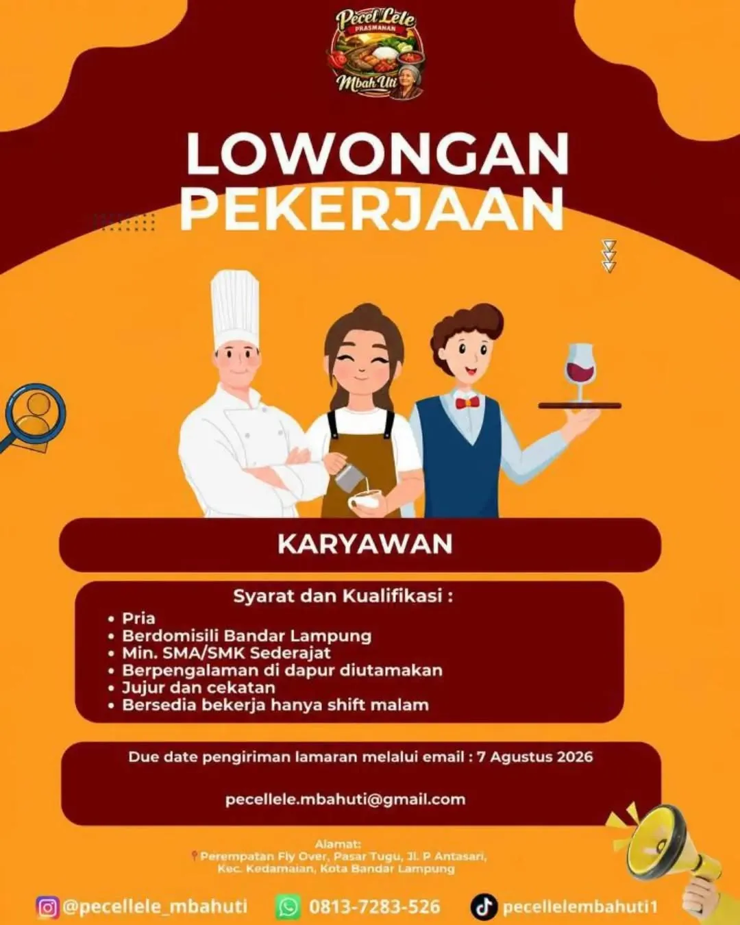 Logo Pecel Lele Prasmanan Mbah Uti