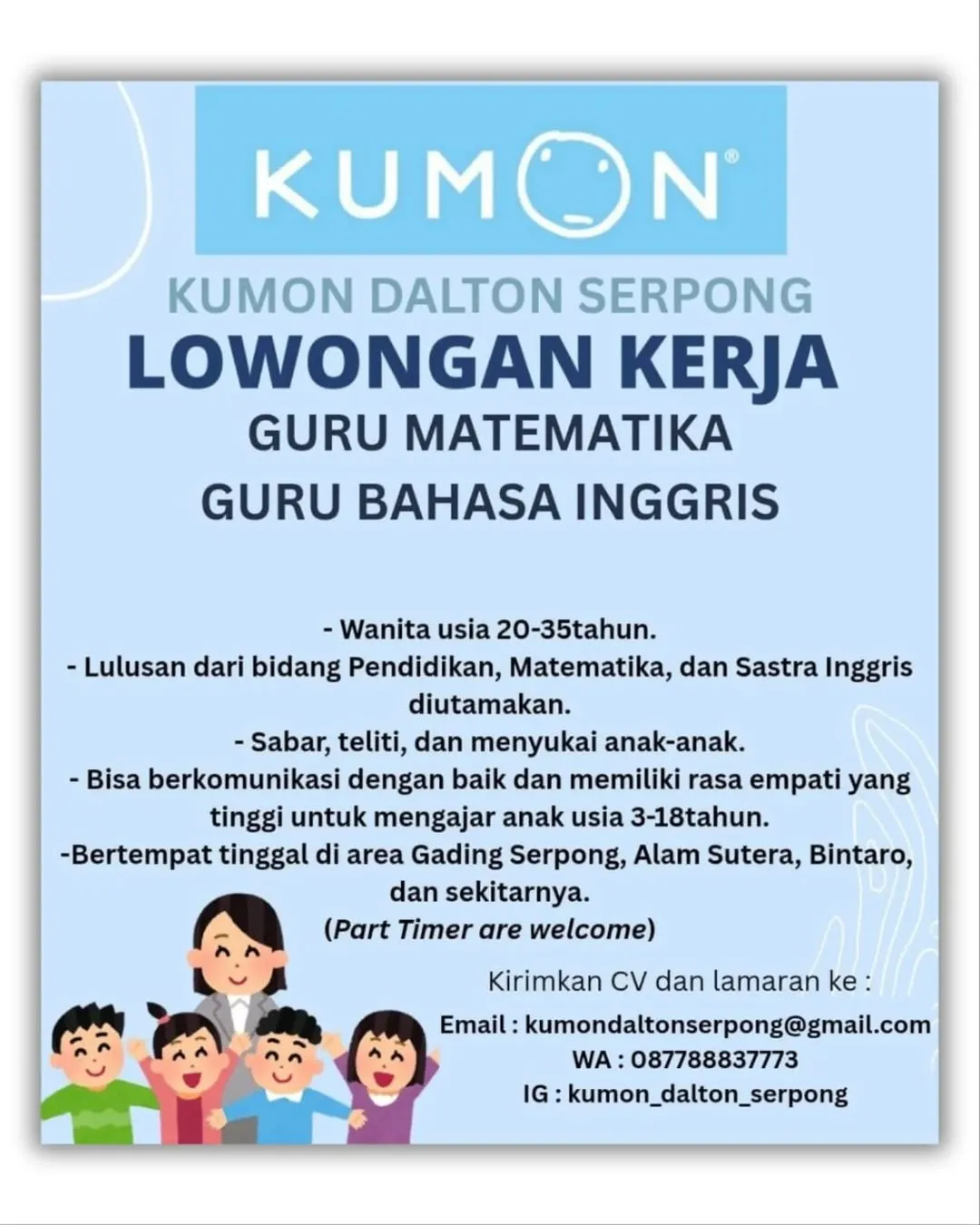 Logo Kumon Dalton Serpong