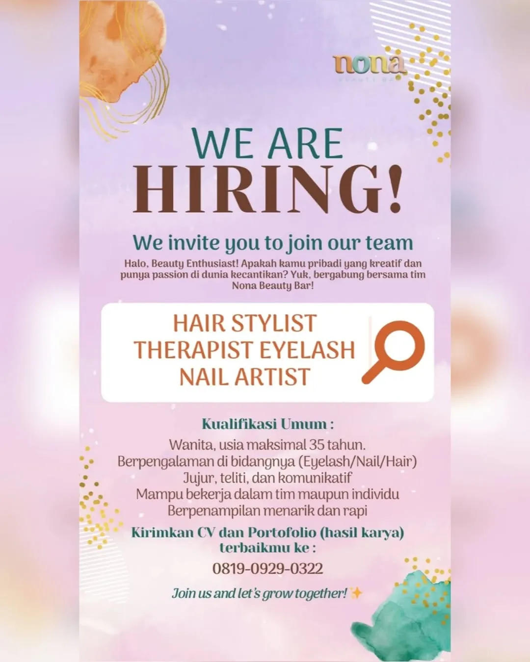 Logo Nona Beauty Bar