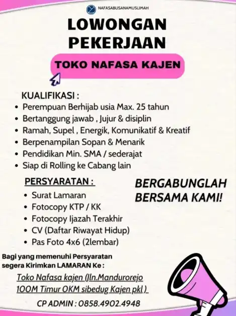 Logo nafasa busana muslimah