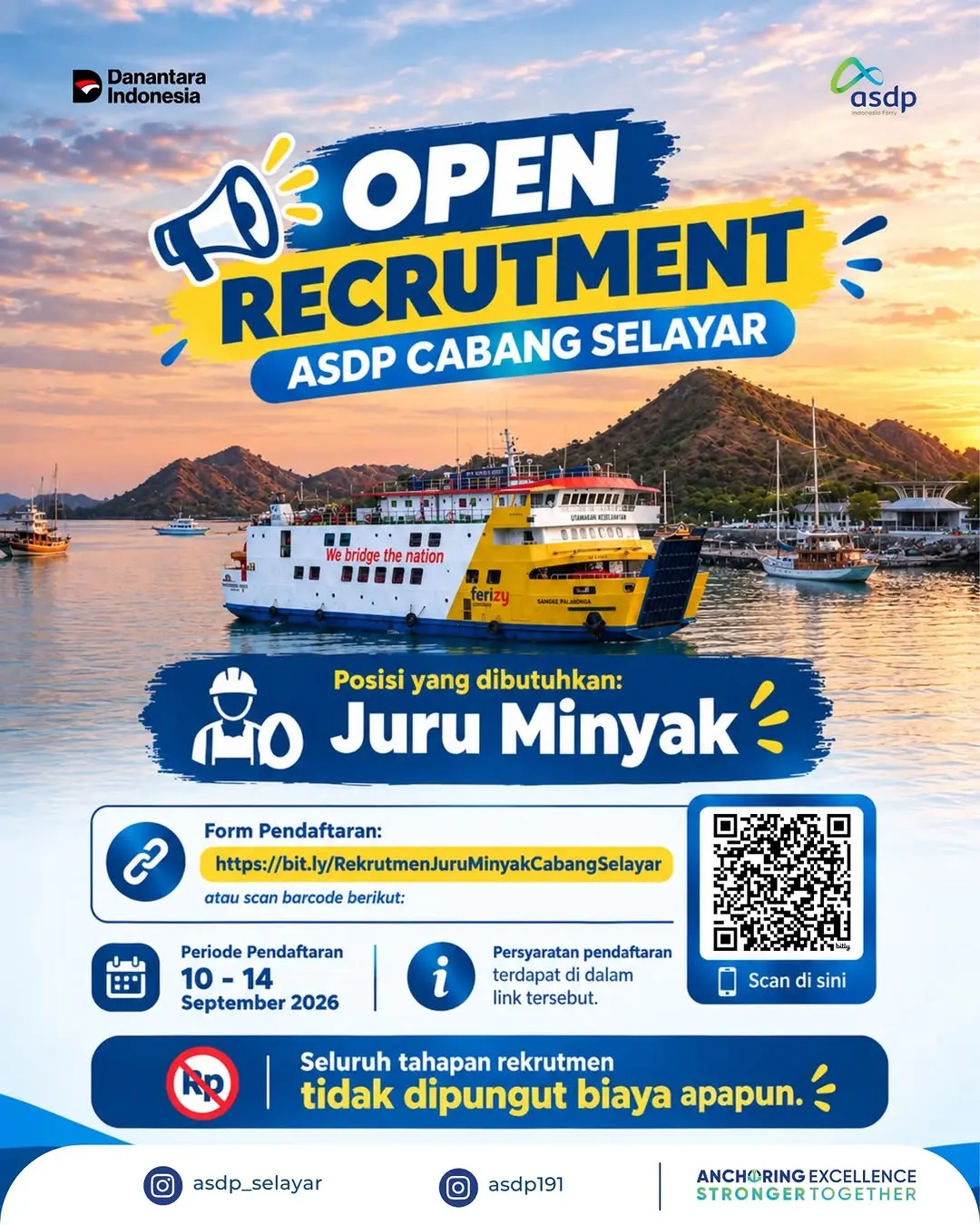 Logo PT ASDP Indonesia Ferry (Persero) Cabang Selayar