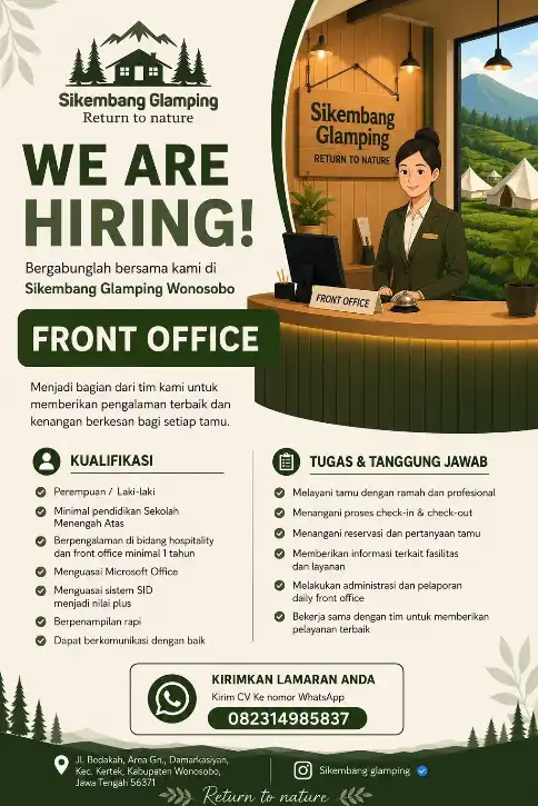 Logo sikembang glamping return to  nature
