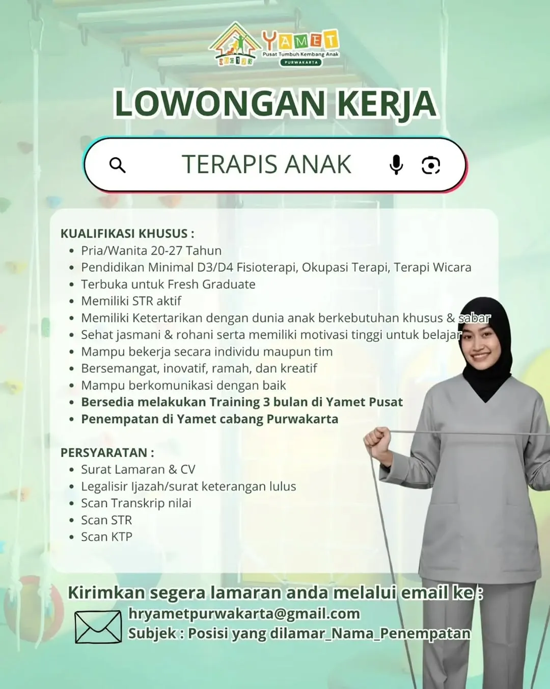 Logo YAMET PUSAT TUMBUH KEMBANG ANAK PURWAKARTA