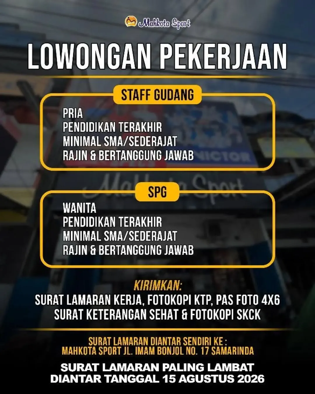Logo Mahkota Sport