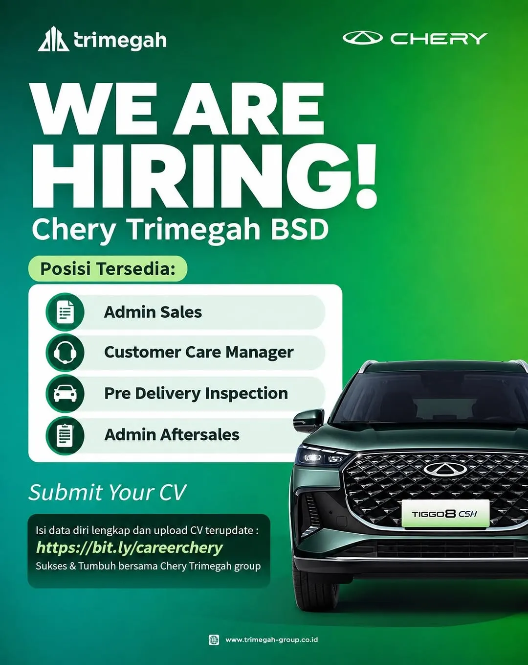 Logo Chery Trimegah BSD