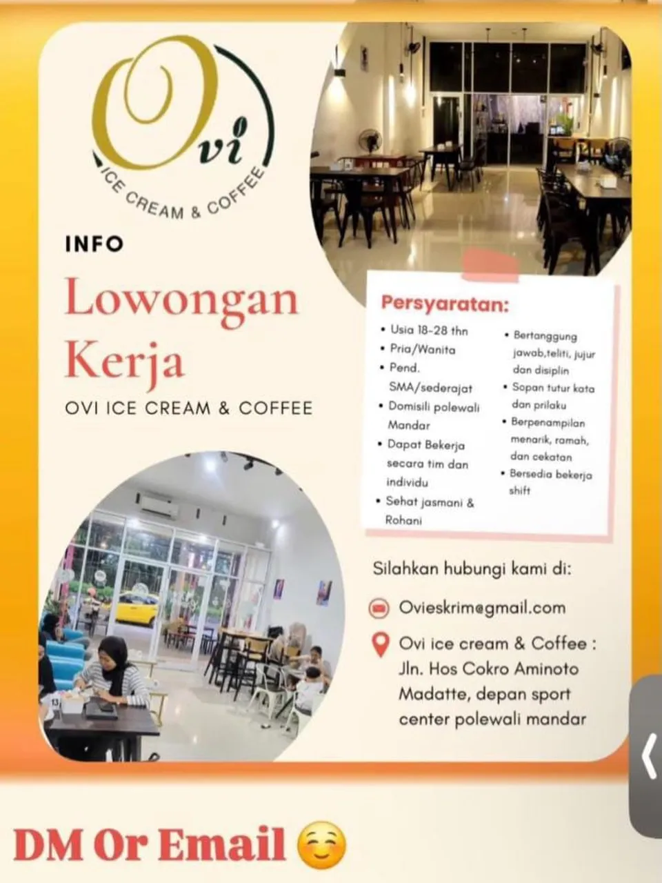 Logo Ovi Ice Cream & Coffee