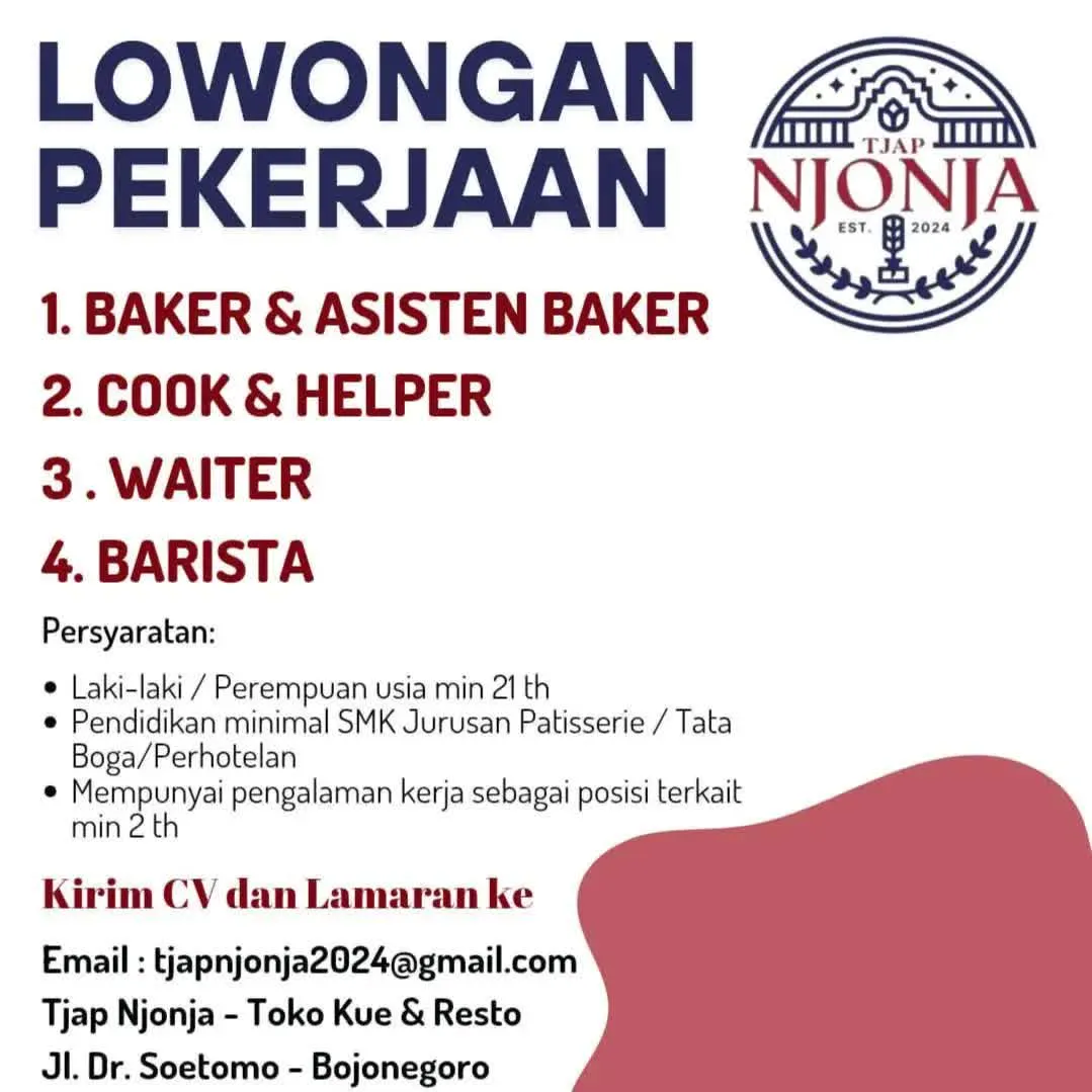 Logo Tjap Njonja - Toko Kue & Resto