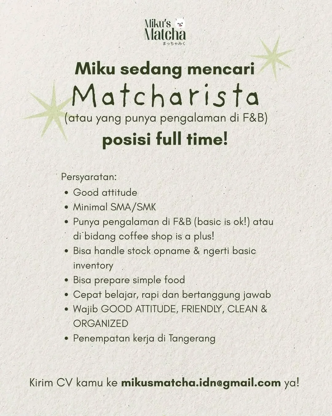 Logo Miku's Matcha
