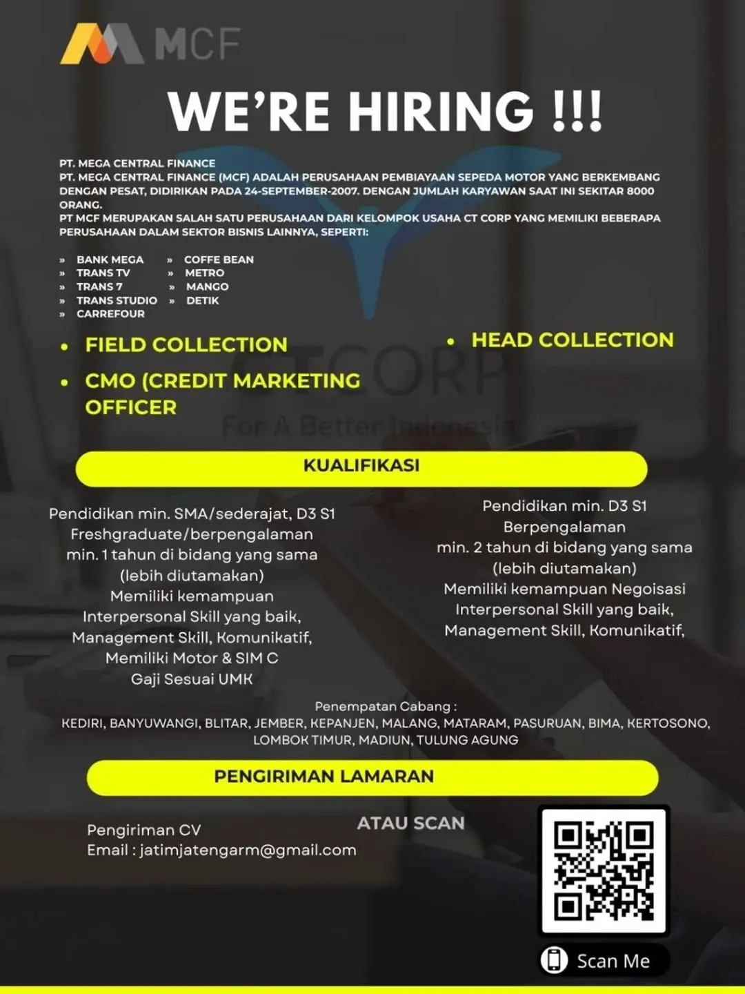 Logo PT. MEGA CENTRAL FINANCE