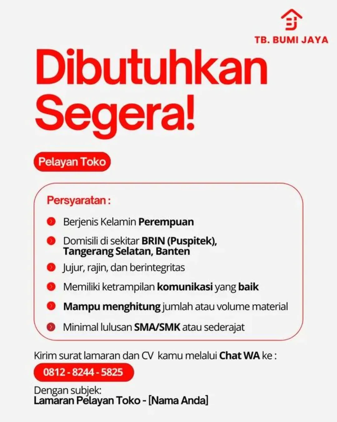 Logo TB. BUMI JAYA