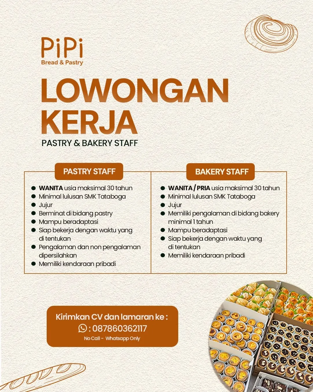 Logo PiPi Bread & Pastry