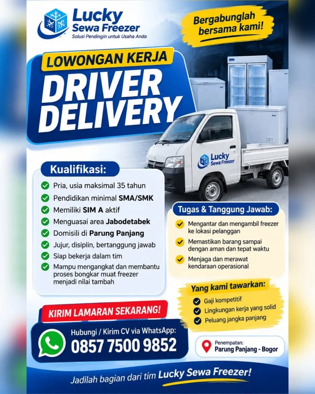 Logo Lucky Sewa Freezer